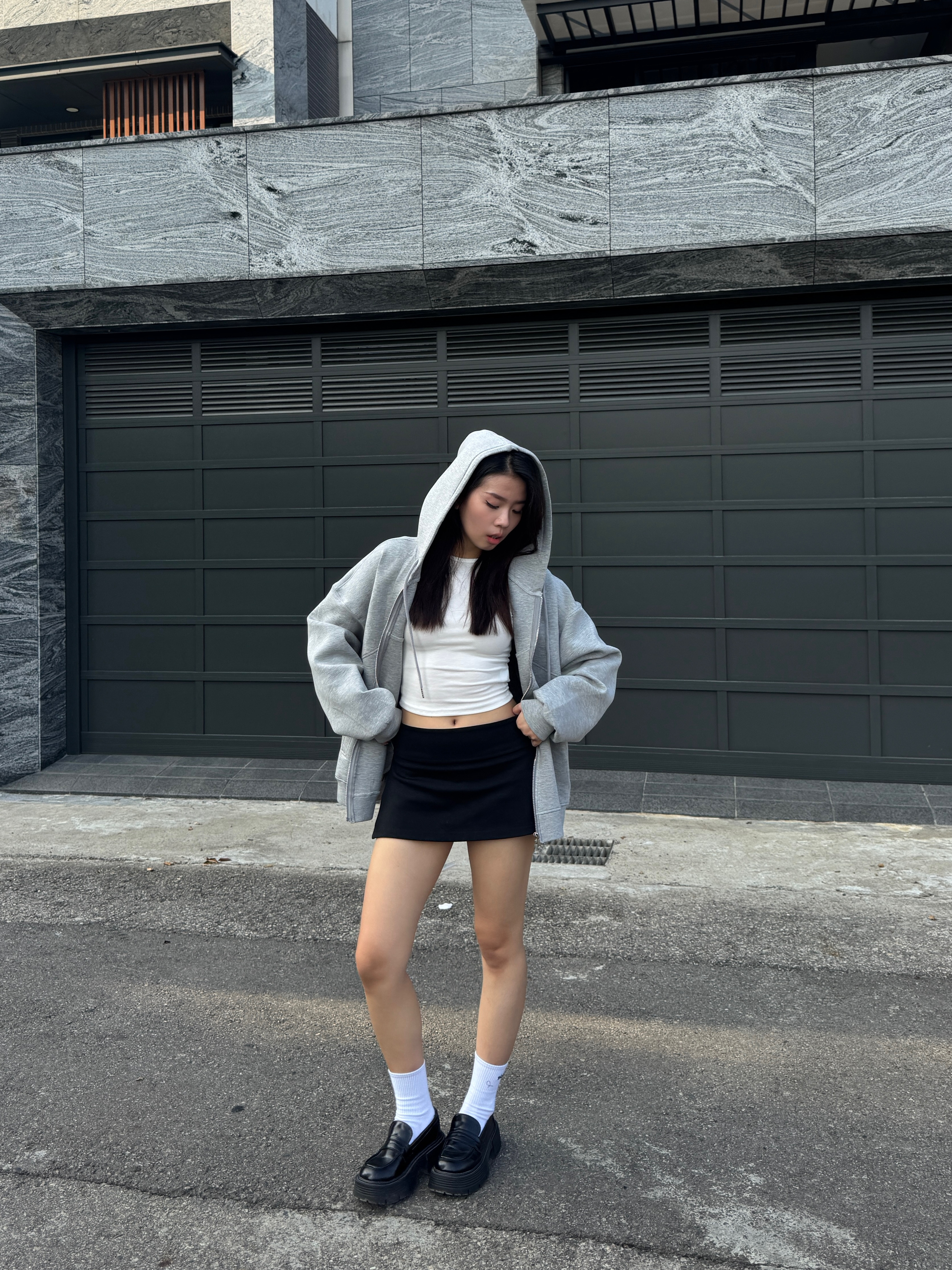 自留💭QQ空氣棉連帽大外套(2色)