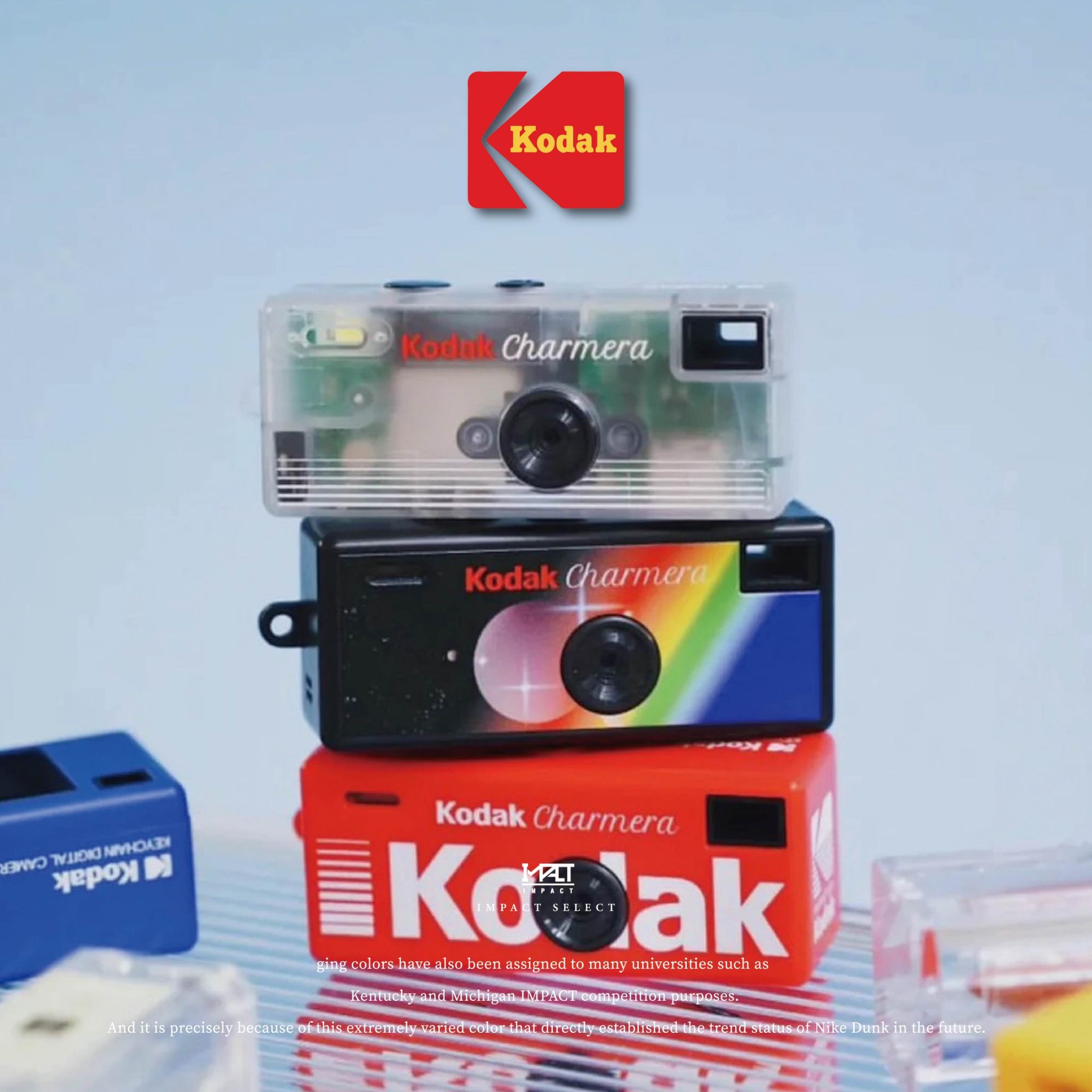 Kodak Charmera 迷你數位相機鑰匙圈盲盒