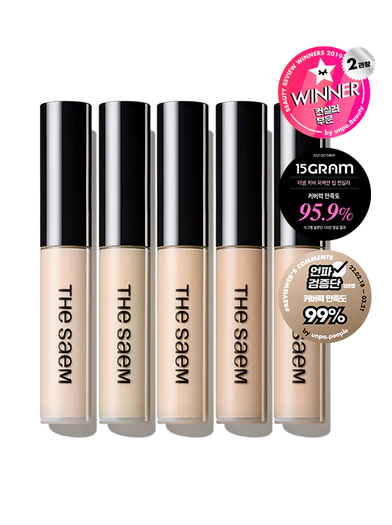 現 貨丨The Saem 輕薄防晒遮瑕液 SPF28 PA++ #1 #1.5 #2