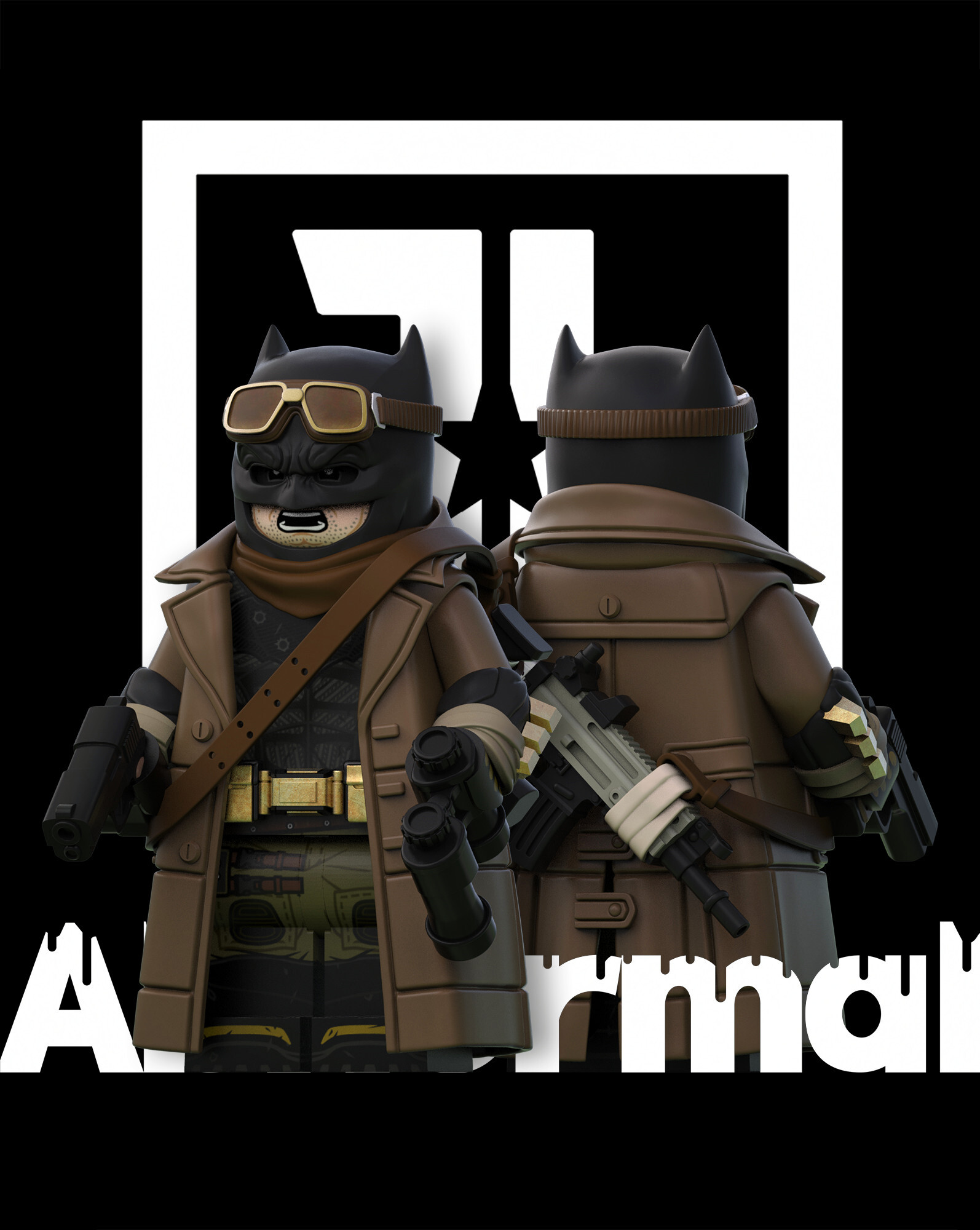 [Adnormal][Preorder] Desert Batman [PADprinted]