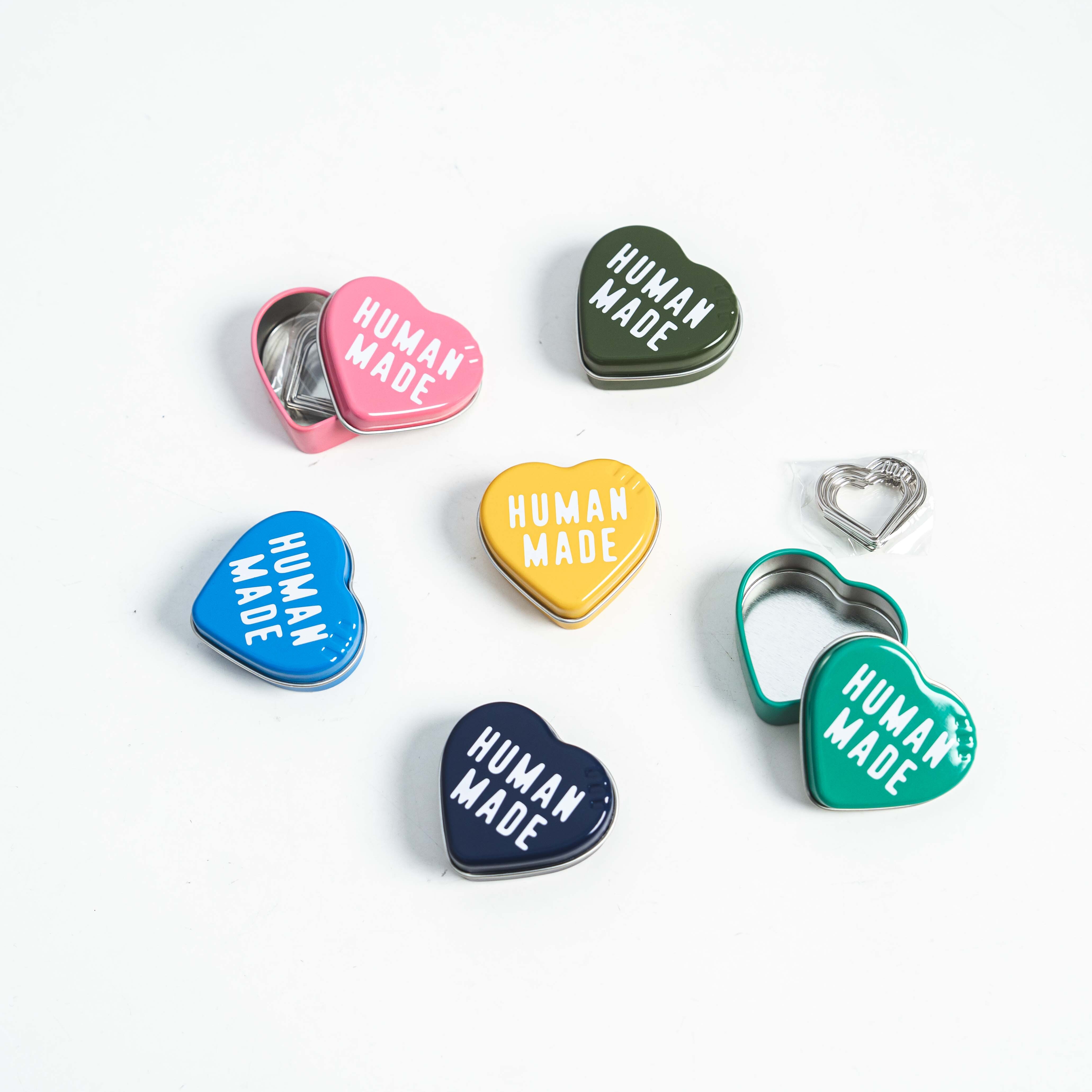 2025AW HUMAN MADE 愛心 迴紋針 鐵盒 現貨