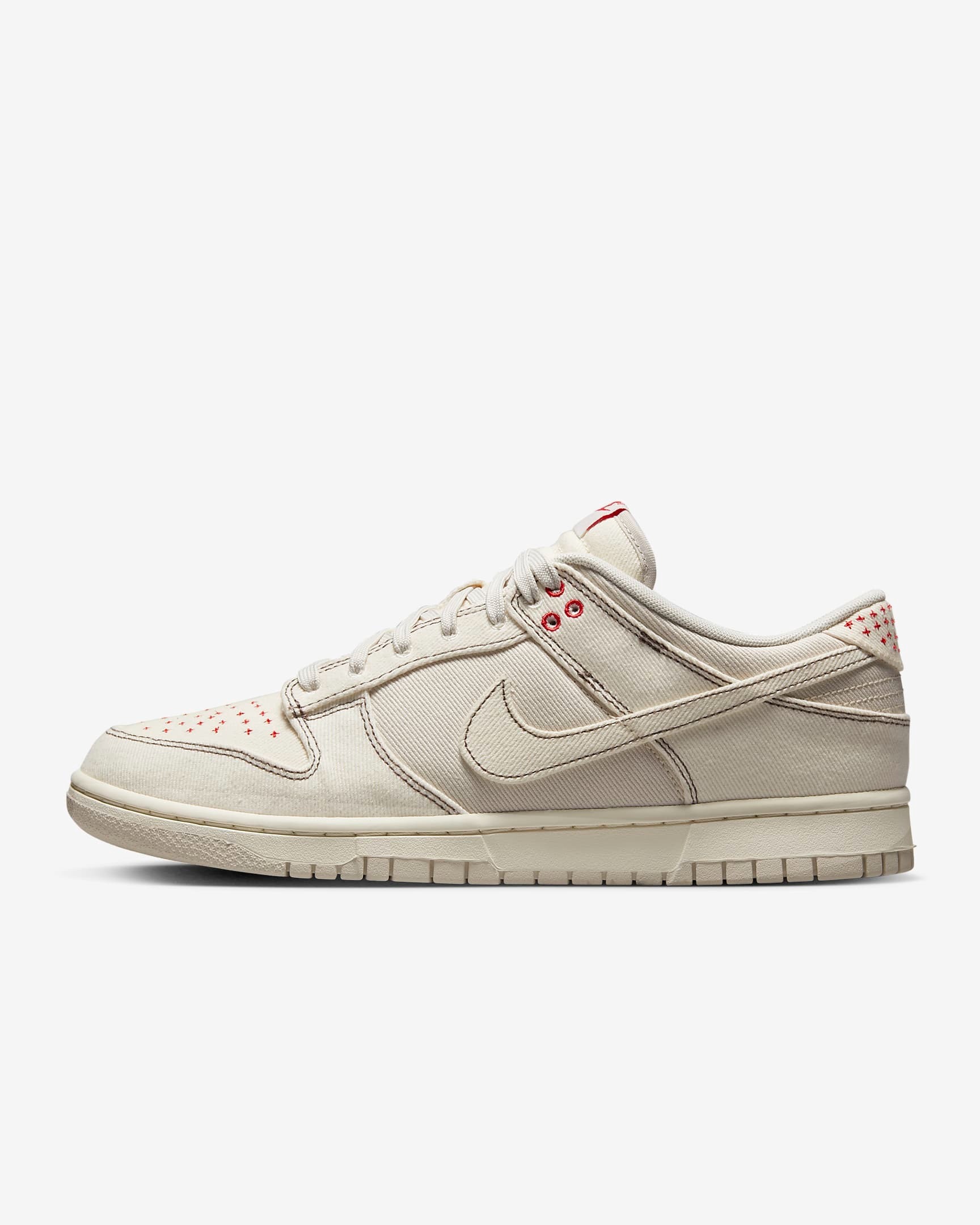 (現貨秒發)Nike Dunk Low Retro 牛仔布 奶油白 小紅星 DV0834-100