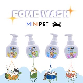 泰國MINIPET  貓咪系列免沖水乾洗泡泡330ml(pH 值 5.5)