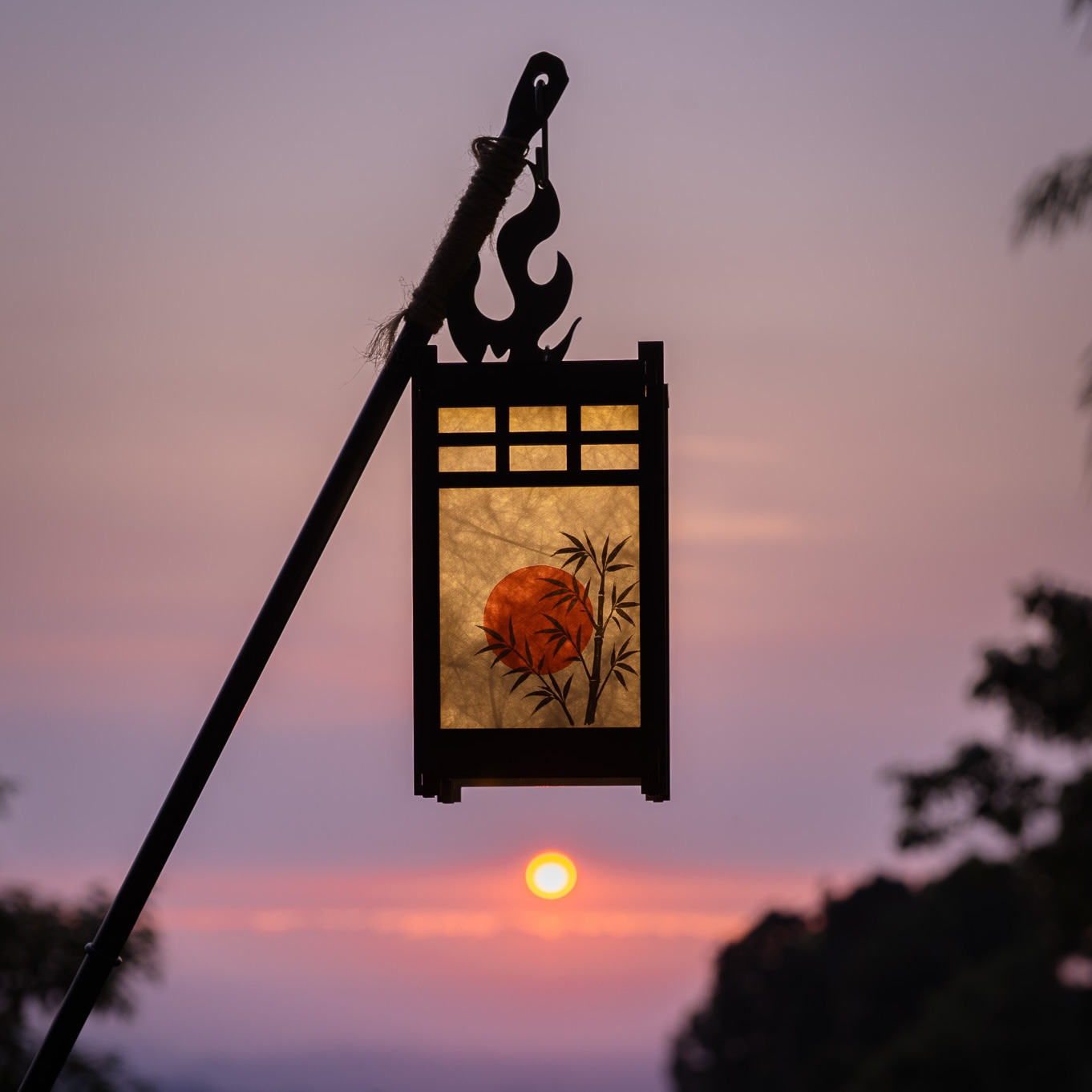 TETSUZAN - 木製燈籠燈罩