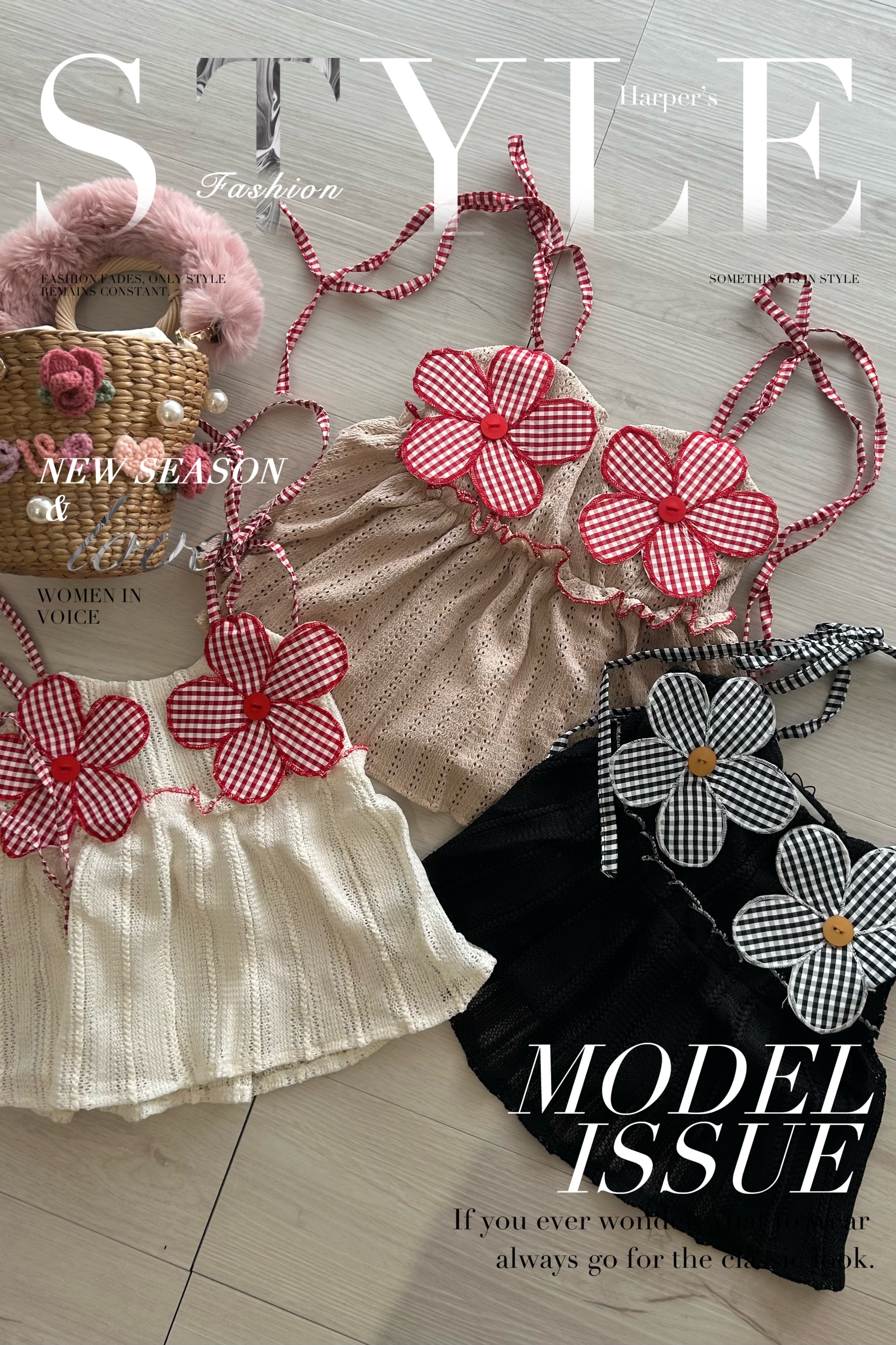 朵塔-百搭小花背心