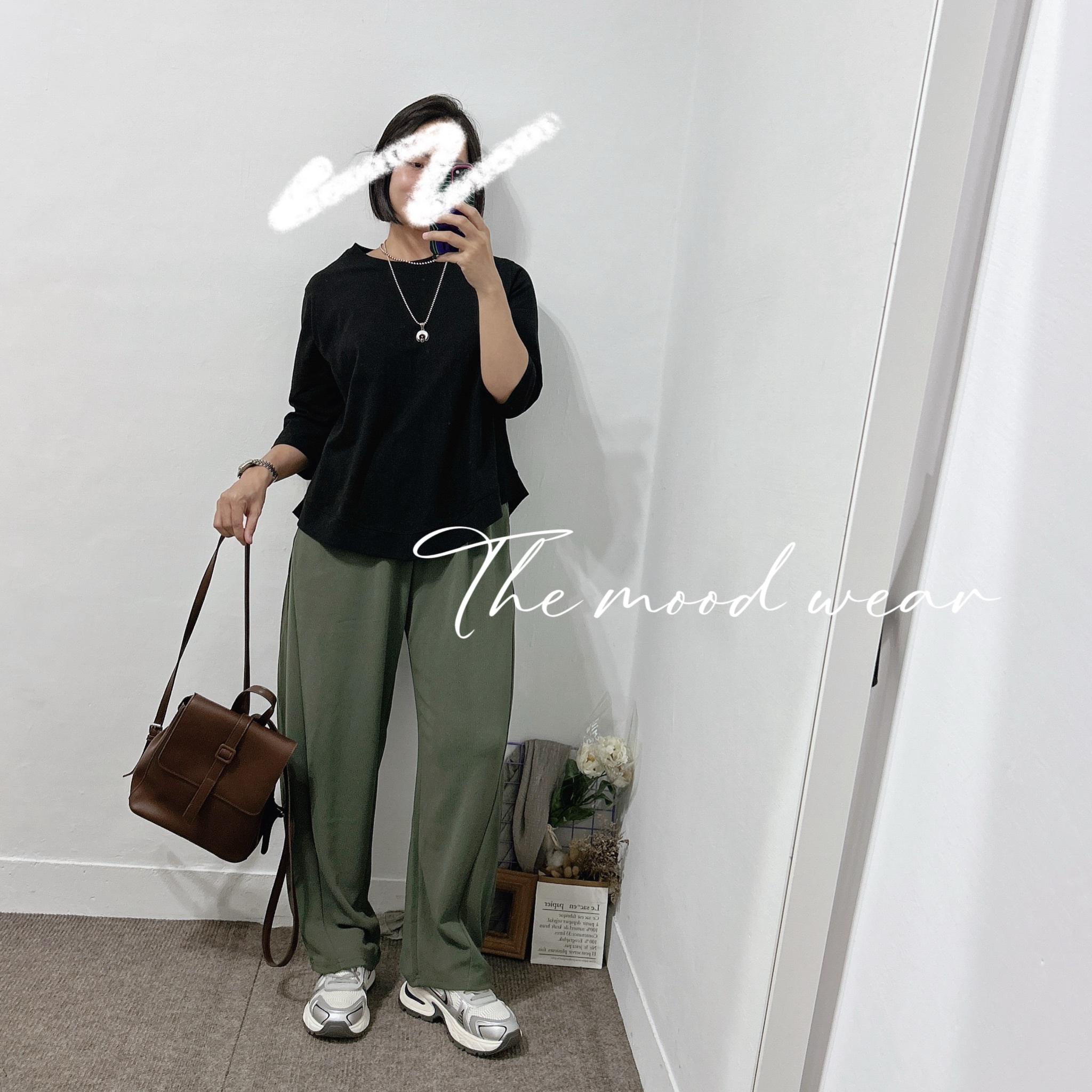 下擺設計棉質七分袖 長版素T(黑色/白色/奶茶)