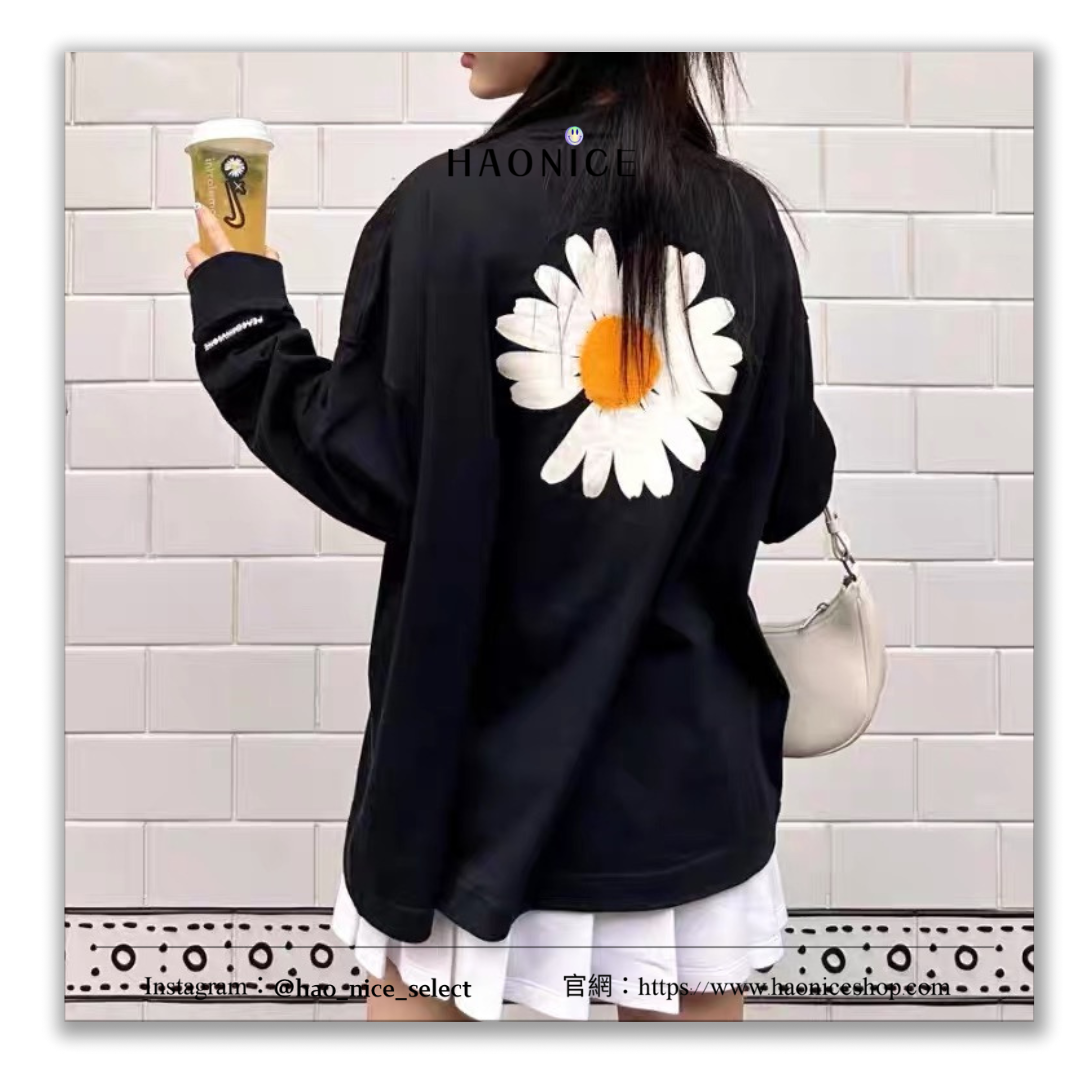 【HAO NICE 】100%韓國正品🇰🇷 PEACEMINUSONE衛衣權志龍GD同款pmo聯名雛菊長袖T🌼