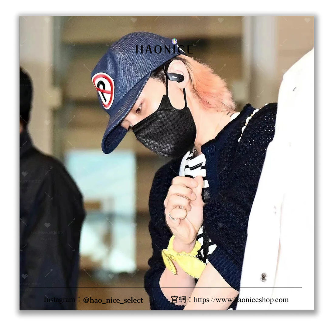 【HAO NICE 】100%韓國正品🇰🇷 peaceminusone棒球帽GD權志龍同款P字母牛仔藍鴨舌帽🧢
