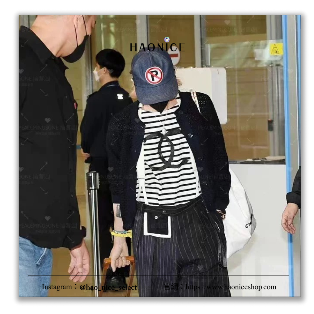 【HAO NICE 】100%韓國正品🇰🇷 peaceminusone棒球帽GD權志龍同款P字母牛仔藍鴨舌帽🧢