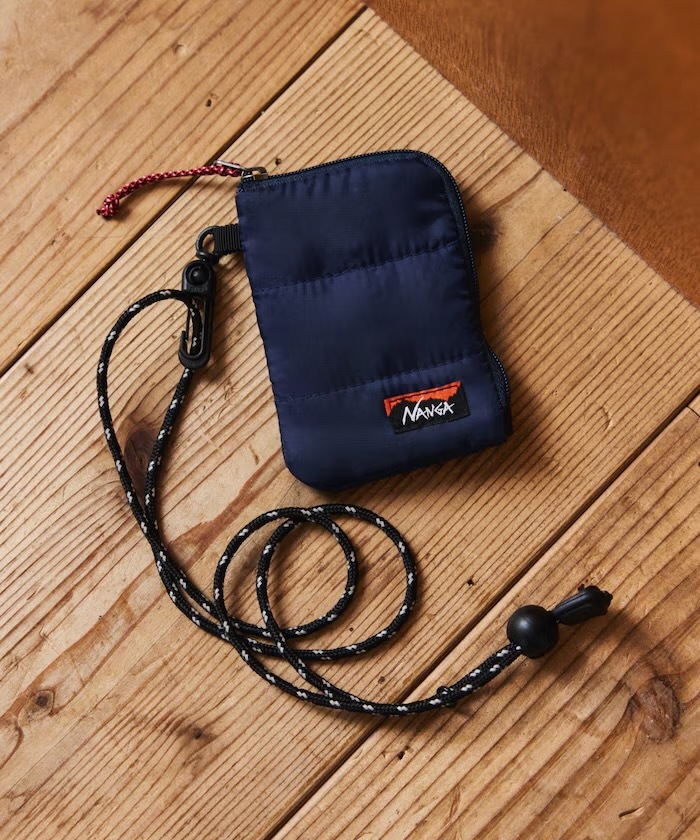 NANGA 掛繩零錢包 羽絨立體輪廓 別注限定款