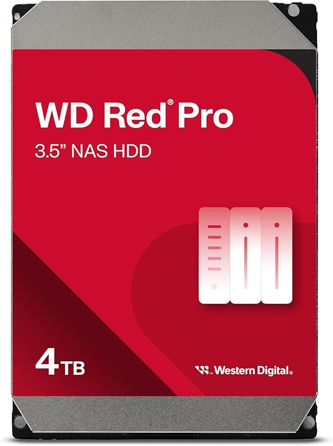 Western Digital WD Red Pro NAS 3.5-inch 7200rpm SATA3 Hard Drive