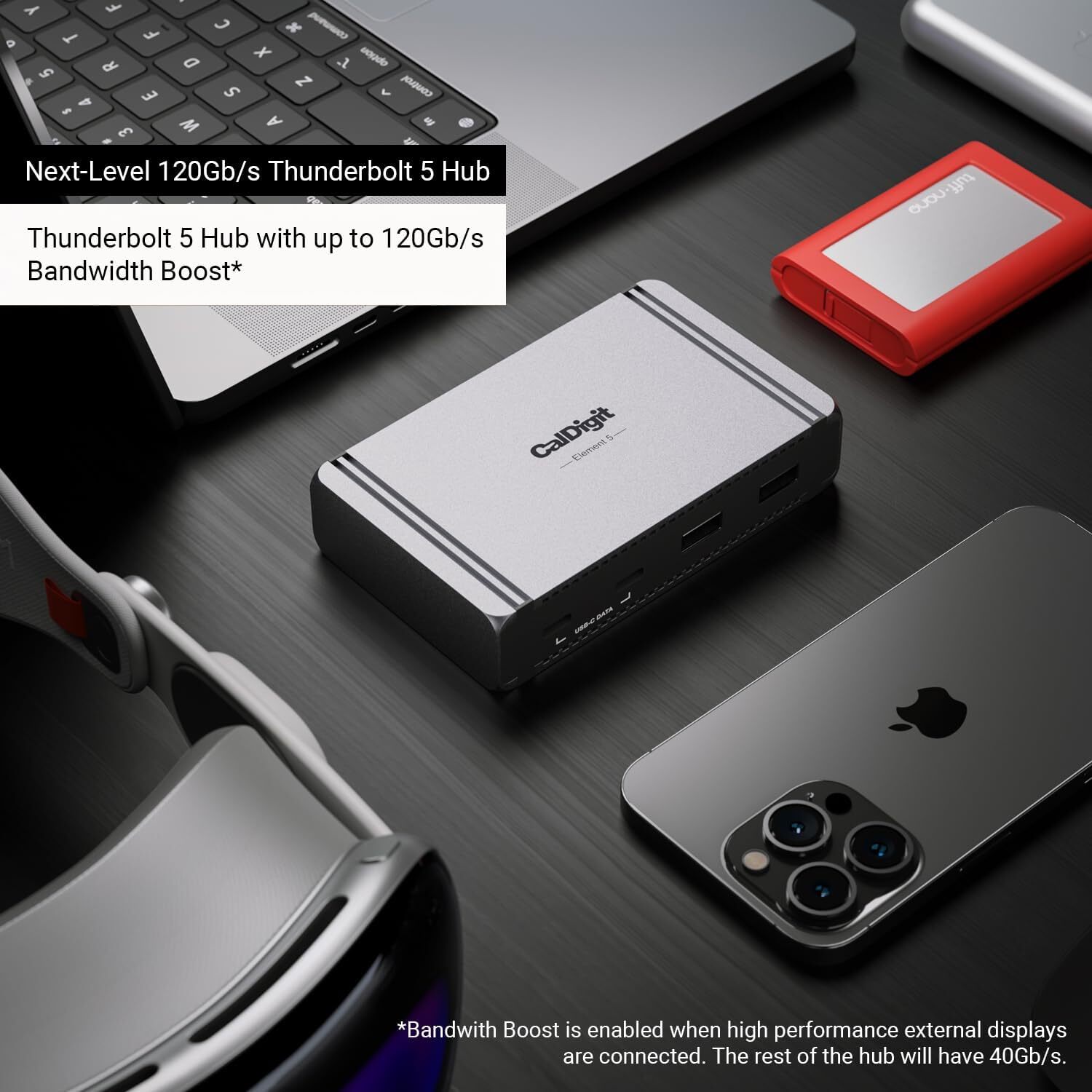 CalDigit E5 - Thunderbolt 5 Element 5 Hub 集線器