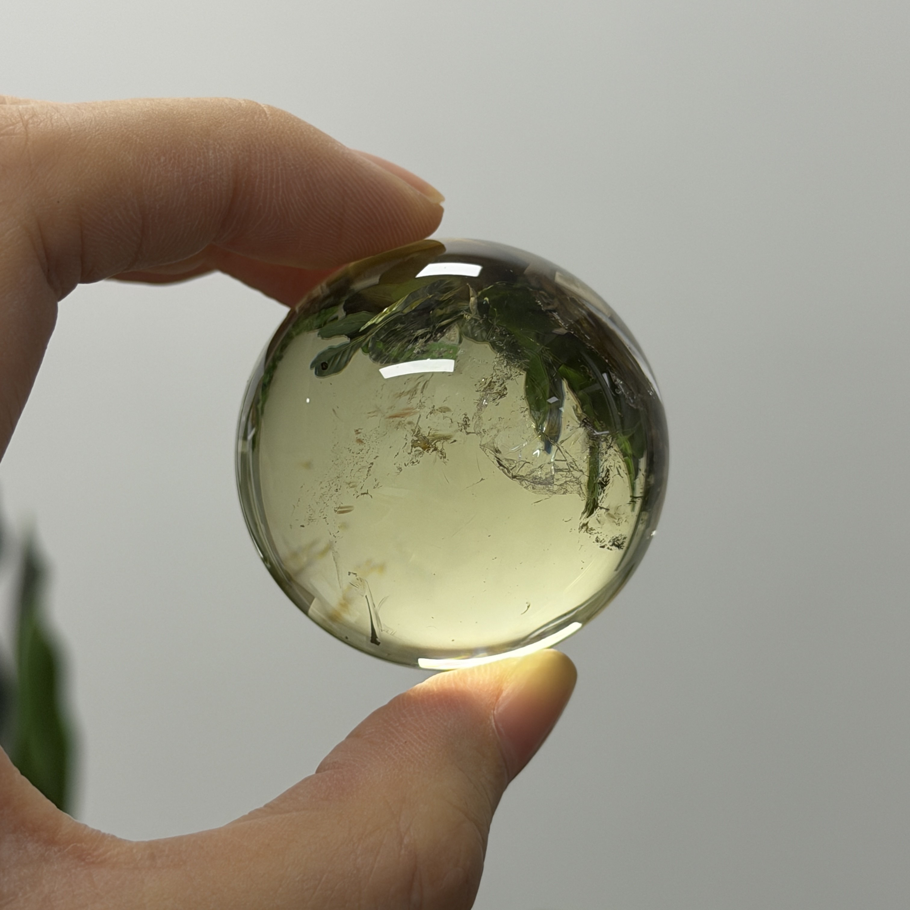 黃水晶球 4.3cm C1767