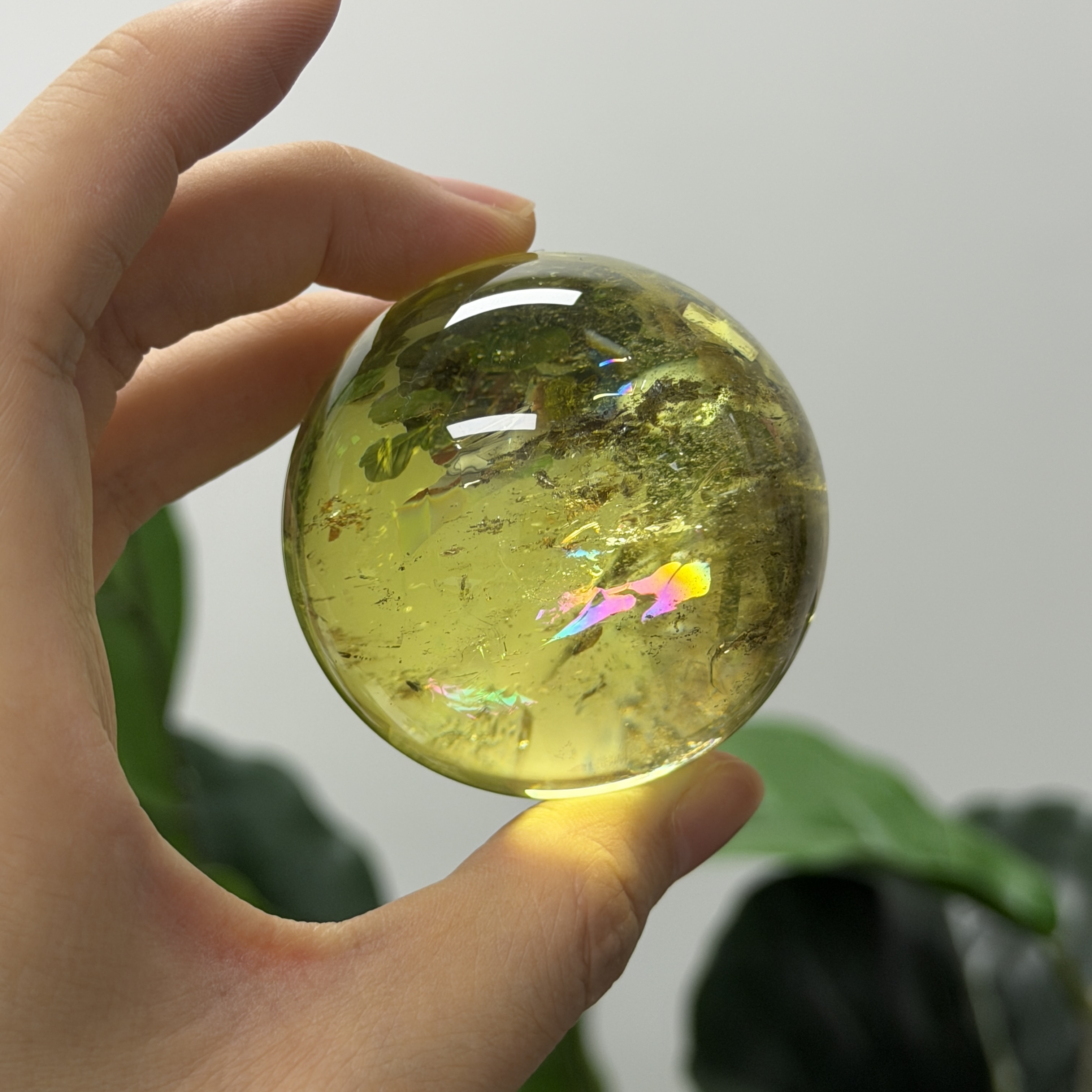 黃水晶球 5.4cm C1766