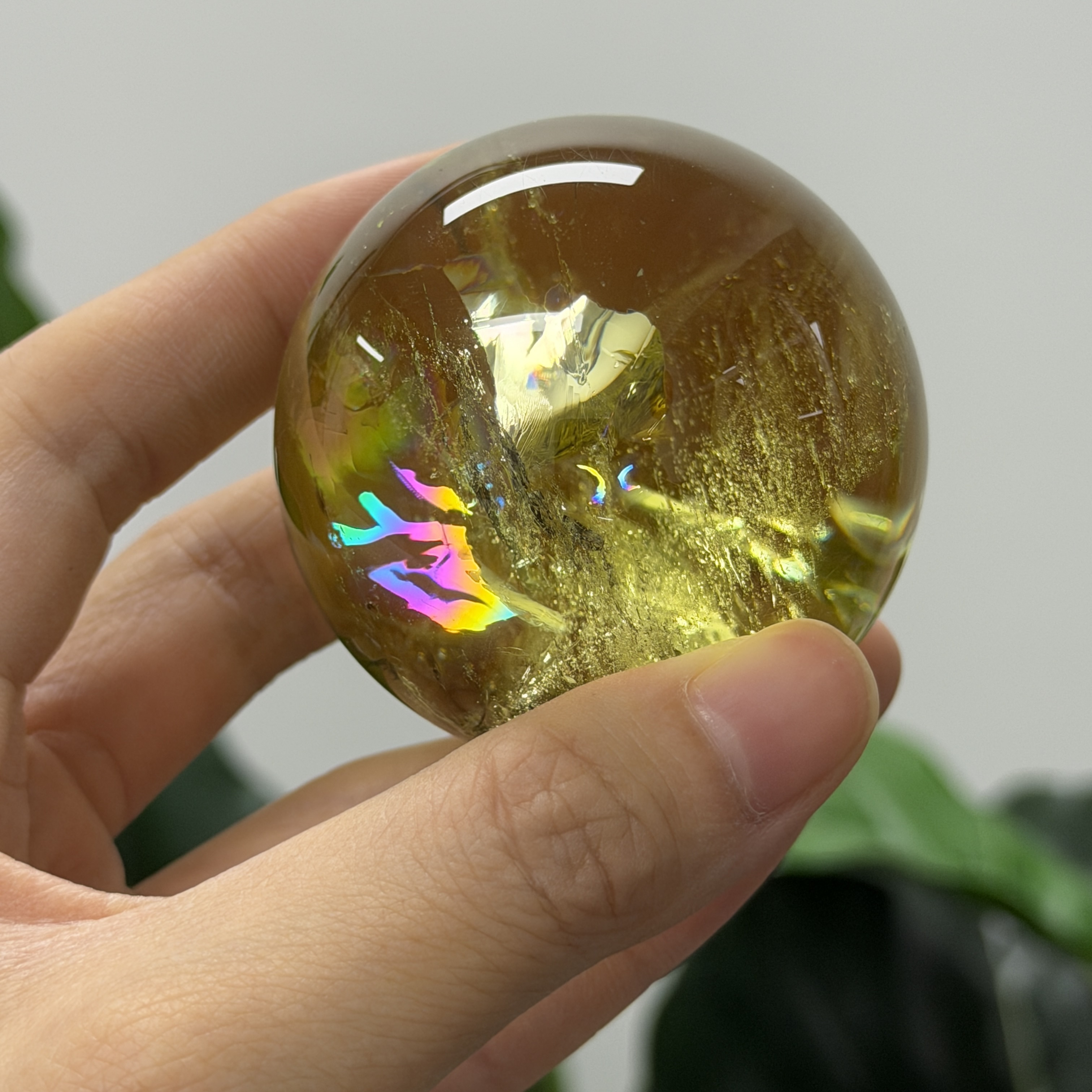 黃水晶球 5.4cm C1766