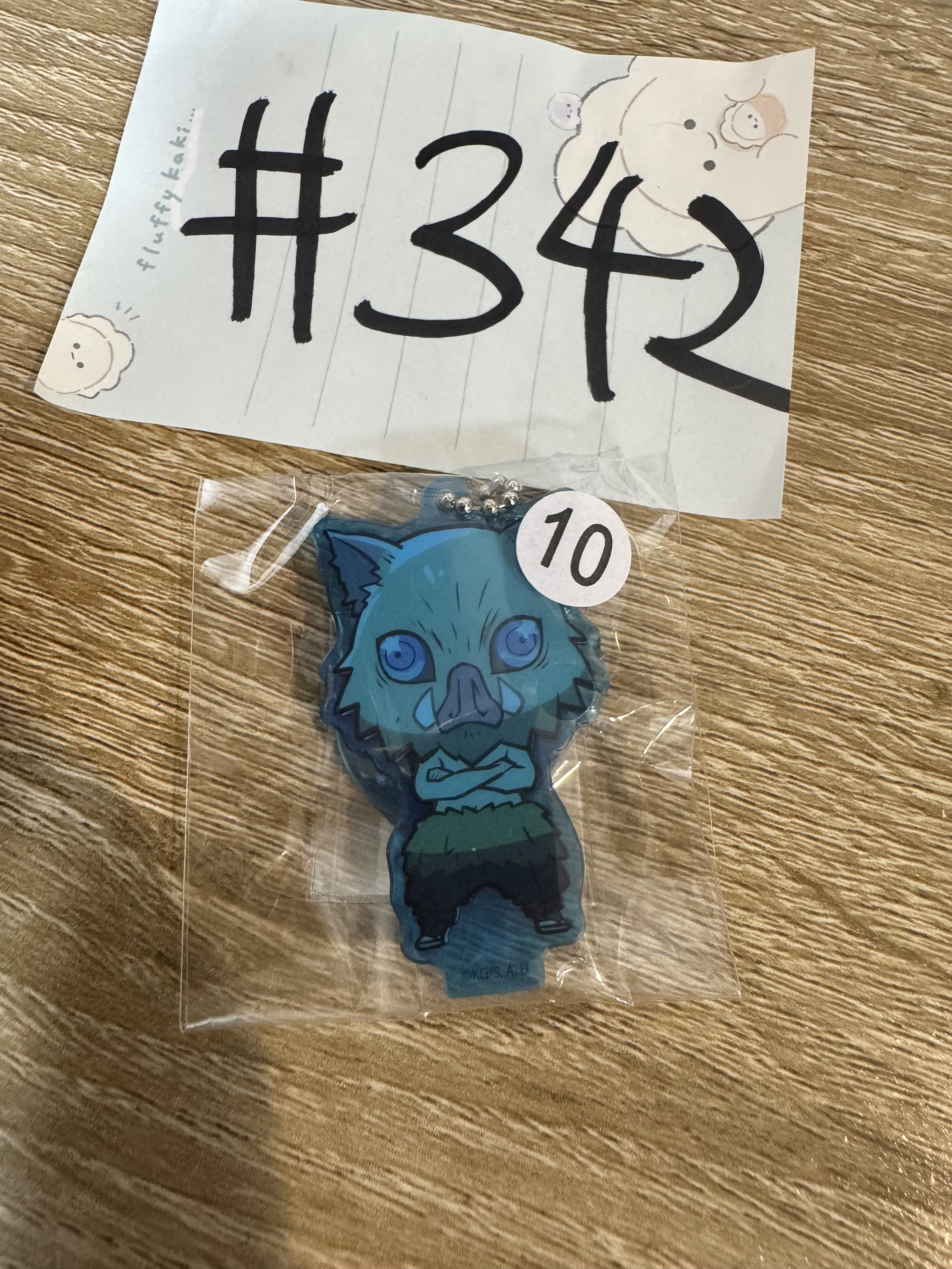 鬼滅之刃 伊之助 立牌 翹手 #342