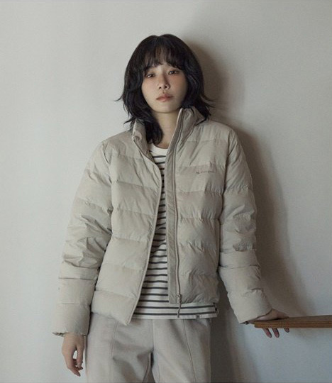 <韓國代購> SNOWPEAK LAND AIR WOMEN STAND NECK LIGHT DOWN JACKET