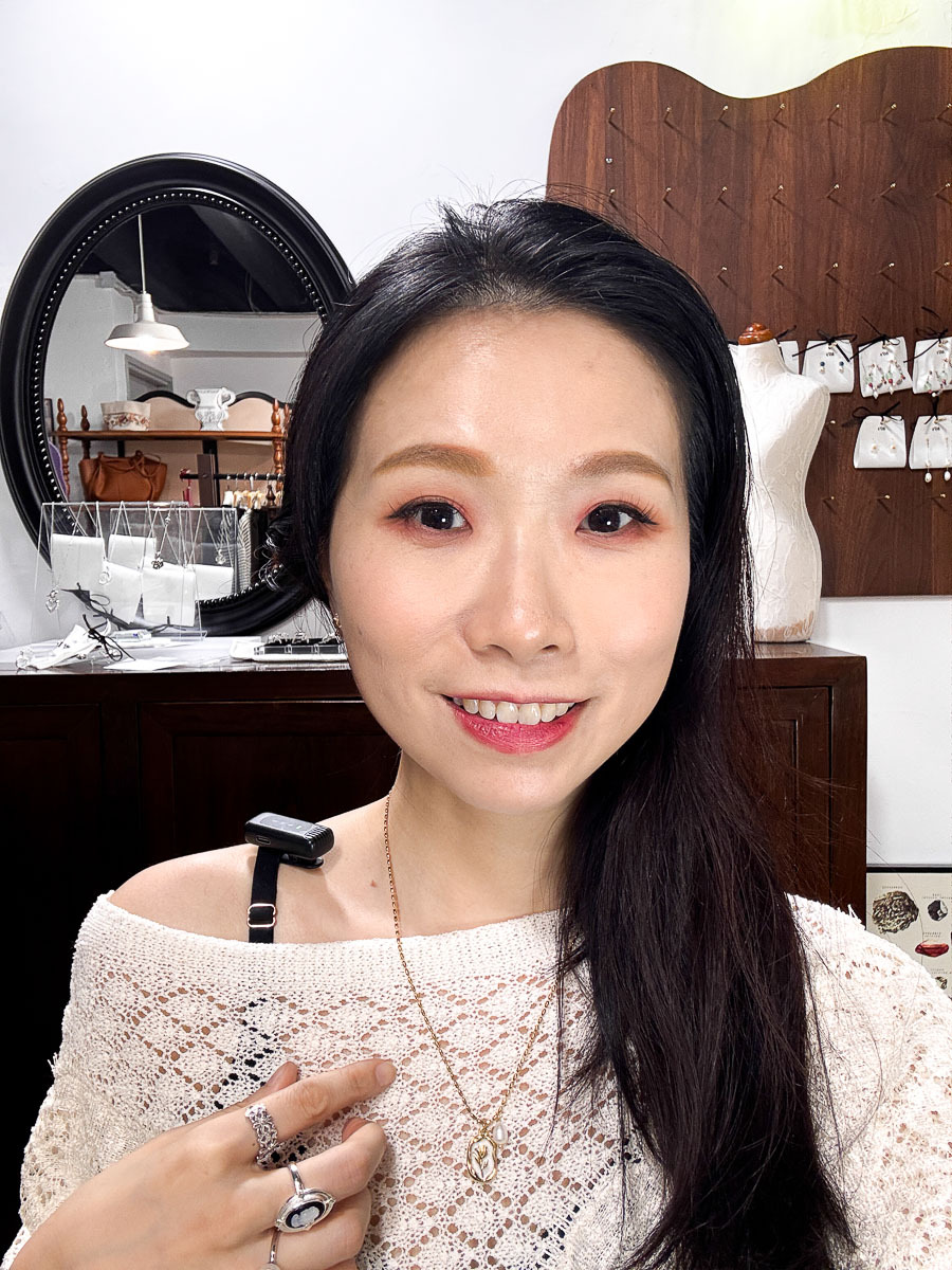 【SALE SALE SALE🔥】 韓國手工琺瑯彩淡水珍珠小吊墜頸鏈【不設退換】