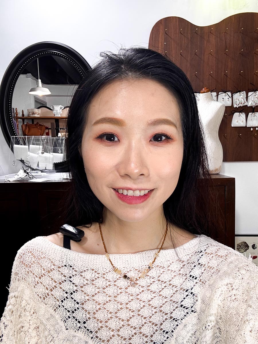 【SALE SALE SALE🔥】 韓國手工虎眼石 ・珍珠 鋯石吊墜頸鏈【不設退換】