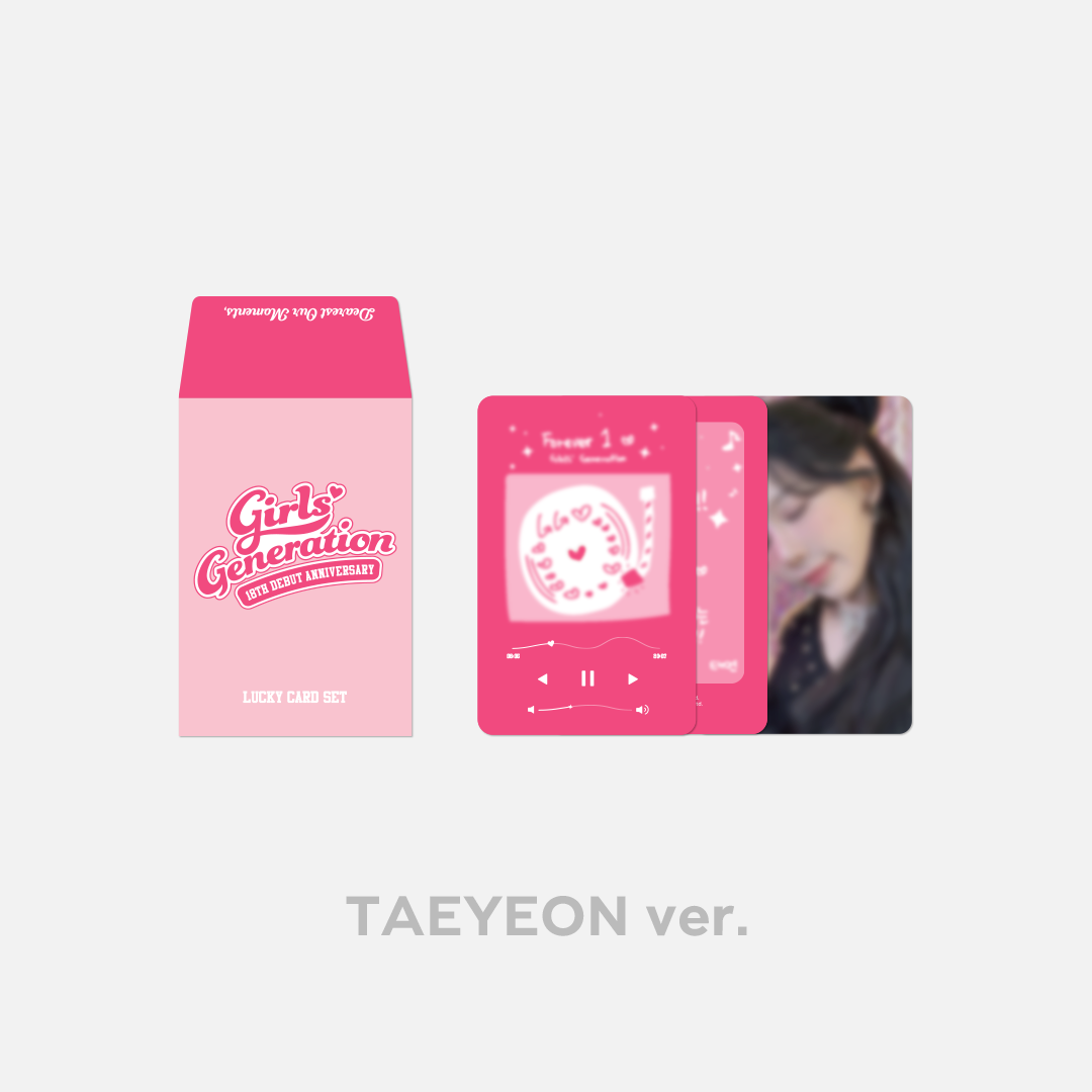 Girls' Generation [18TH ANNIVERSARY] Taeyeon LUCKY CARD SET