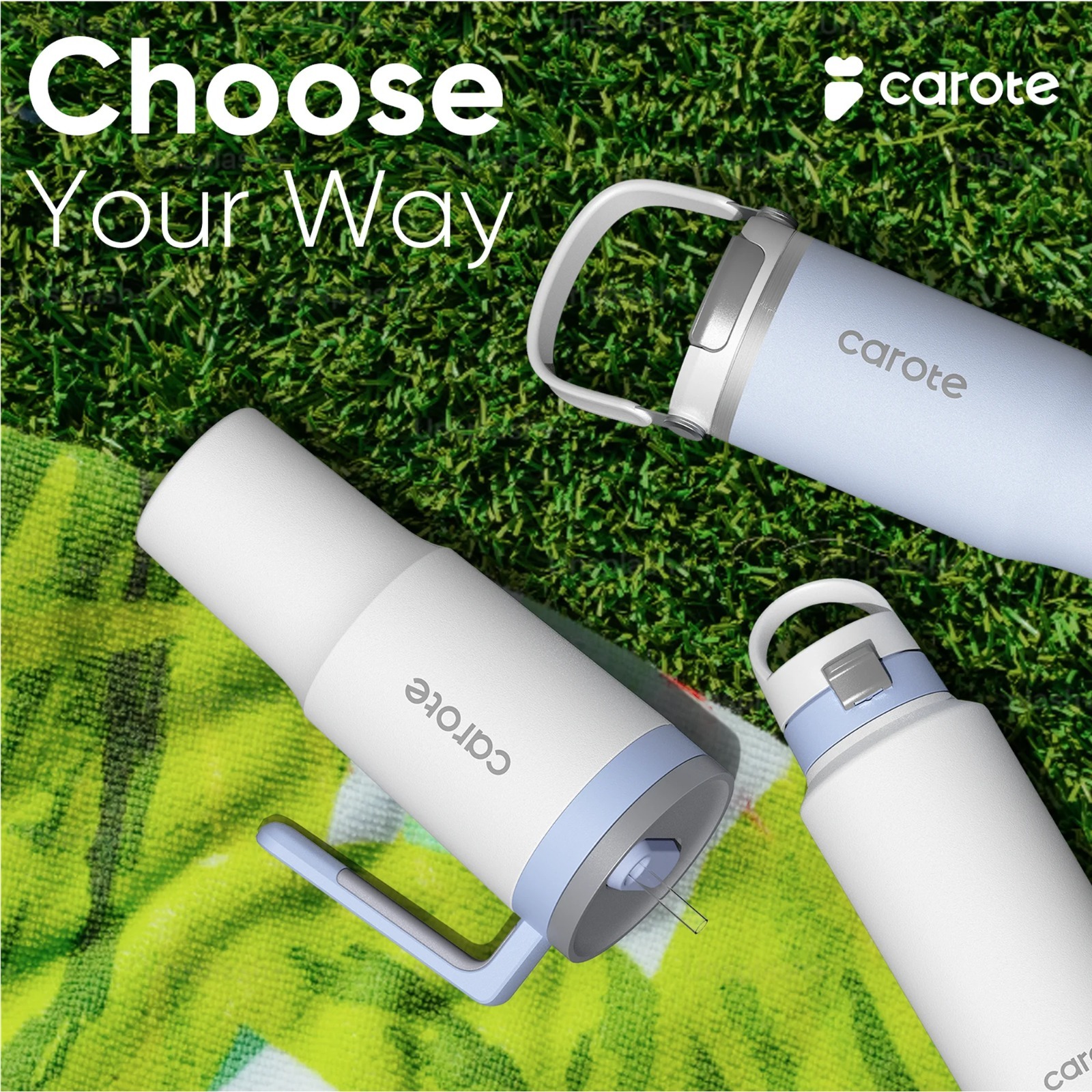 【預購】Carote H100759 三件保溫杯套裝