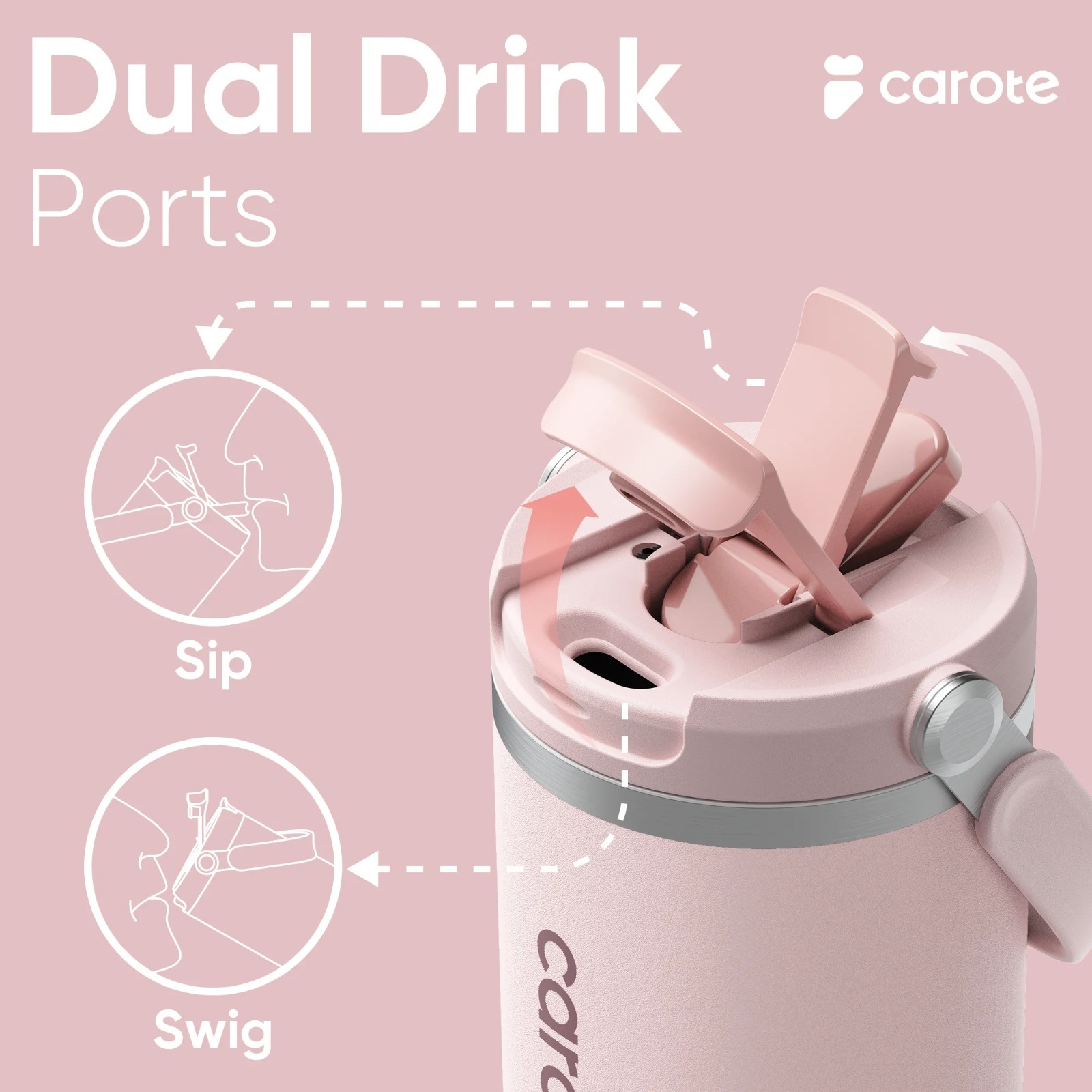 【預購】Carote H100759 三件保溫杯套裝