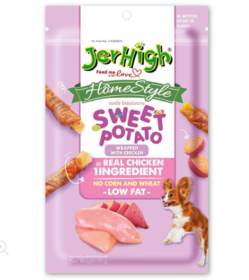 泰國Jerhigh蕃薯雞肉卷 50g 犬食
