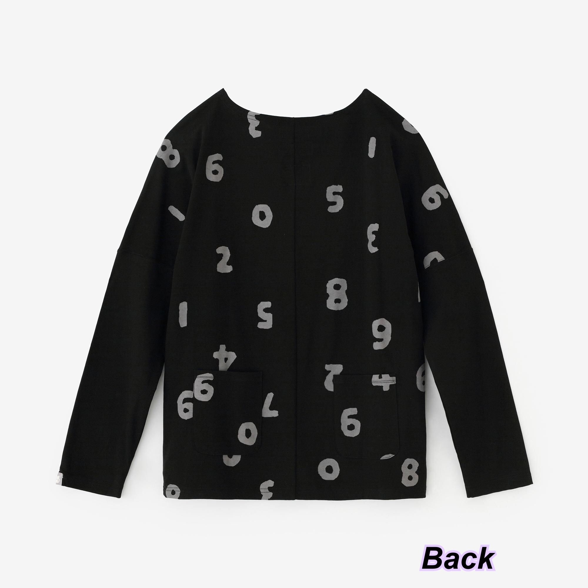 Sou Sou 秋冬新款- 數字長袖Tee / 3 色