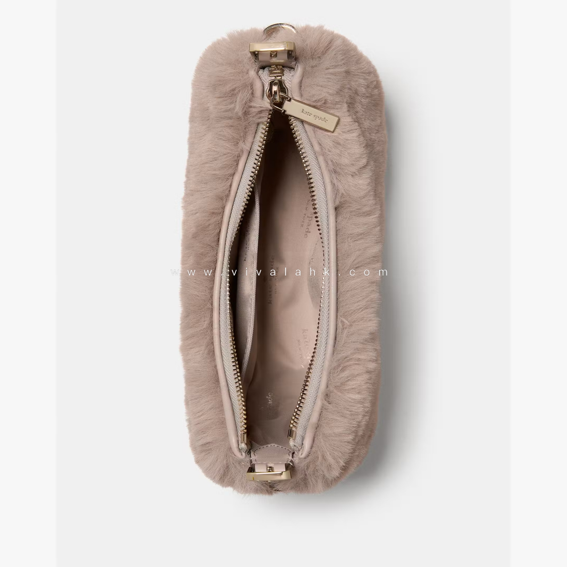 Kate Spade - Nova Faux Fur Small Crescent Shoulder Bag