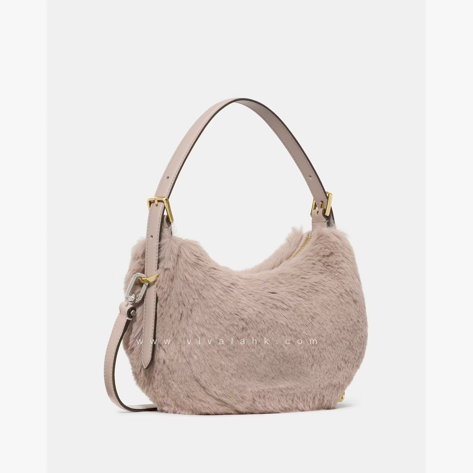 Kate Spade - Nova 月牙 單肩+斜孭多用袋 (毛毛) (KM689)