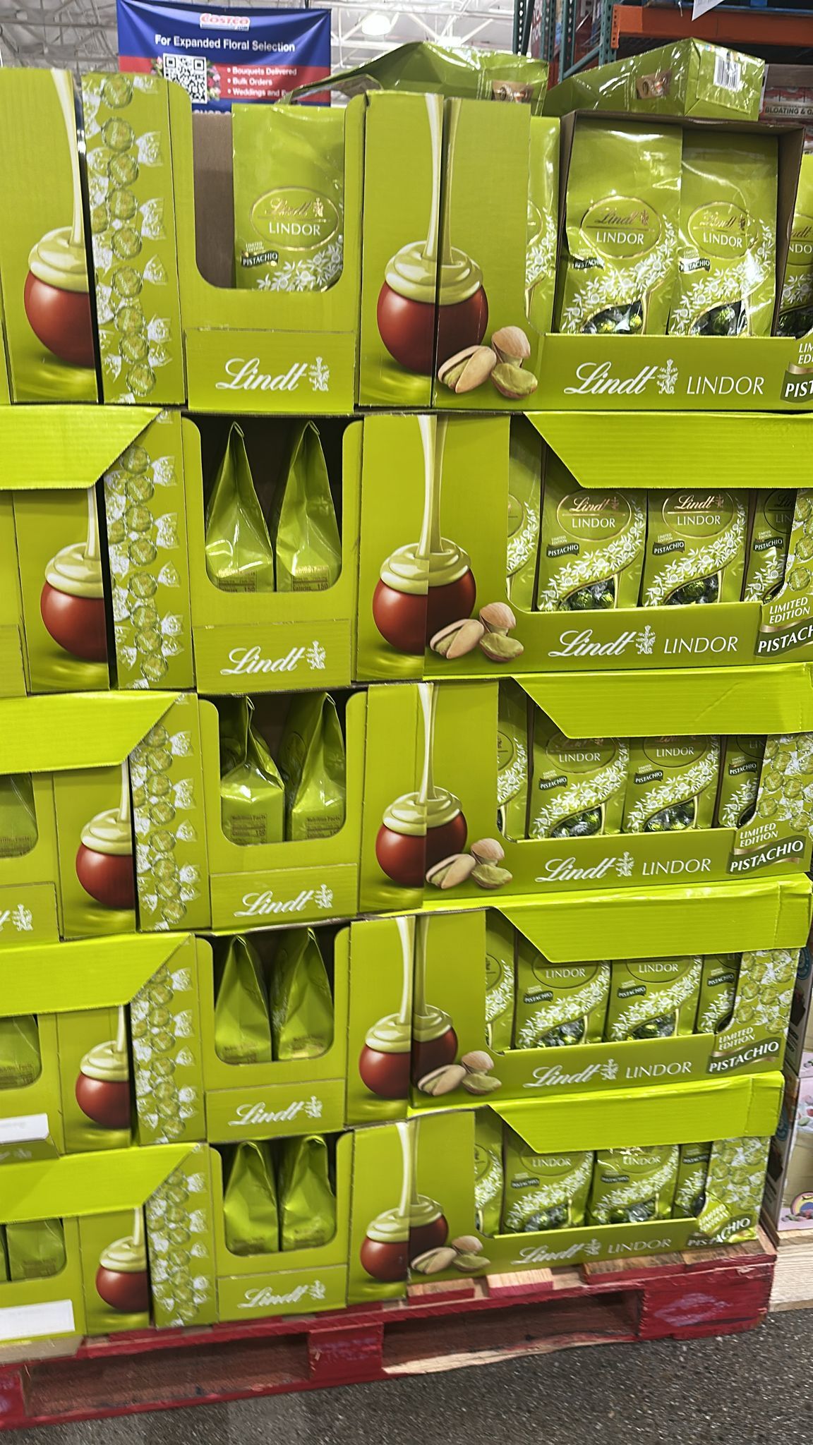 【預購】Lindt LINDOR H100775 開心果朱古力波