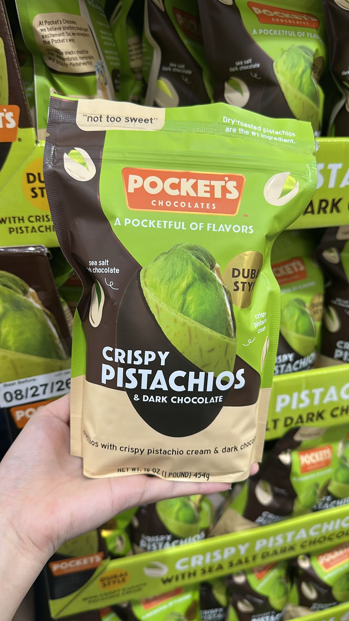 【預購】Pockets H100777 開心果朱古力球