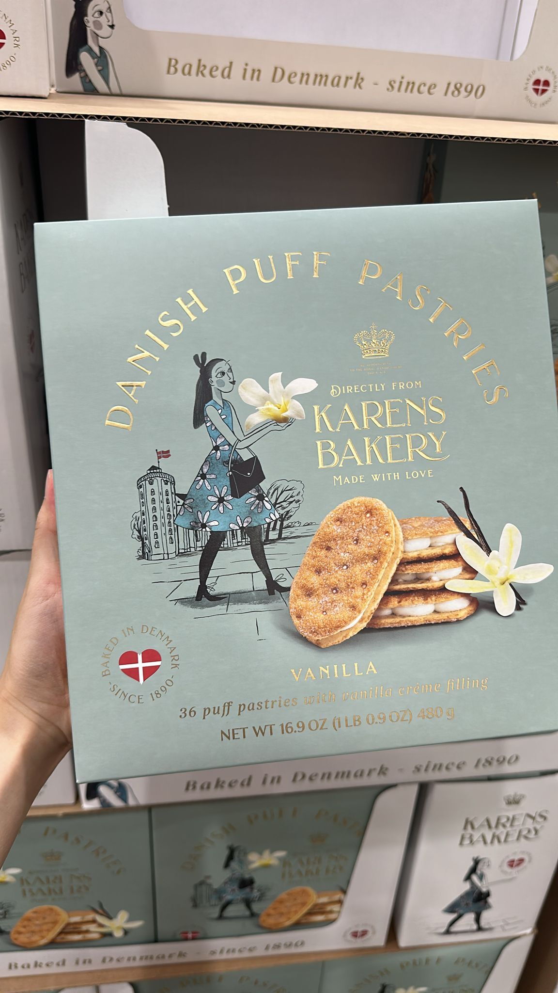 【預購】KAREN’S BAKERY H100778 香濃雲呢拿千層酥