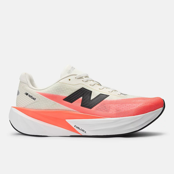 New Balance 紐巴倫 Fuelcell Rebel V5 MFCXLV5 男女 競速跑鞋 寬楦 緩震 白橘