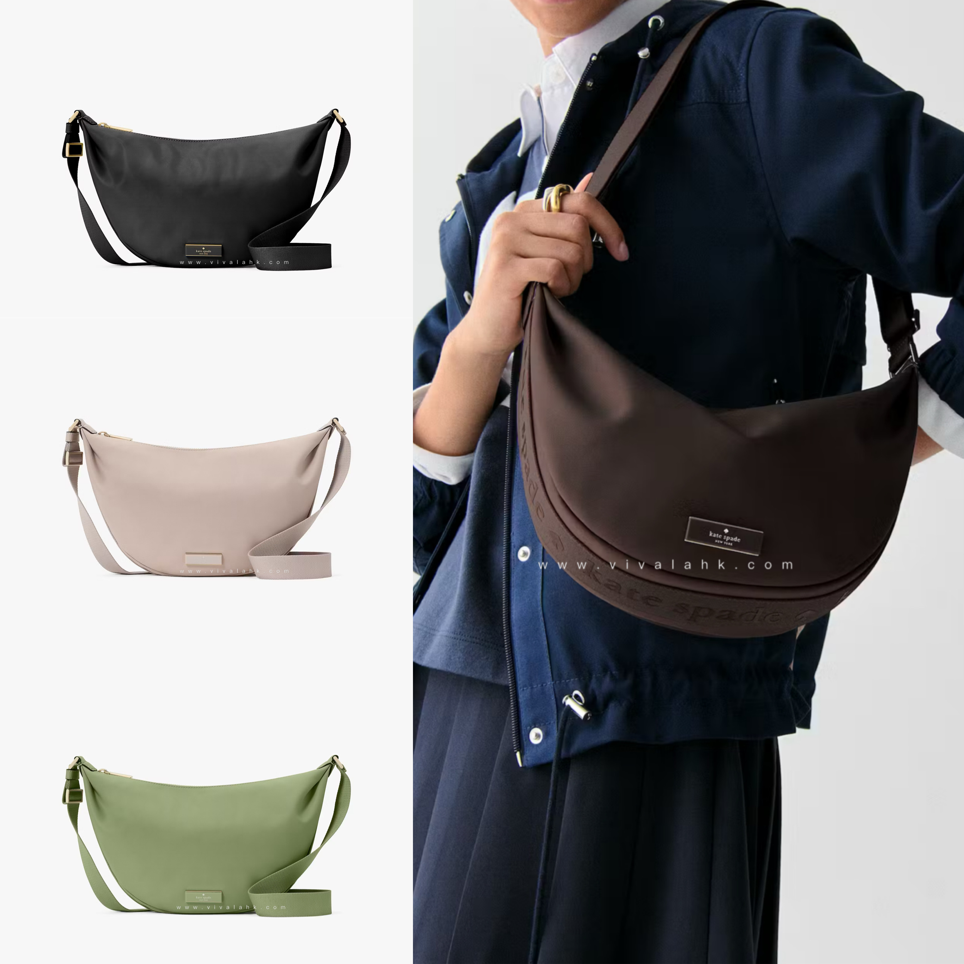 Kate Spade - Carter 尼龍 單肩/斜孭多用袋 (KL966)