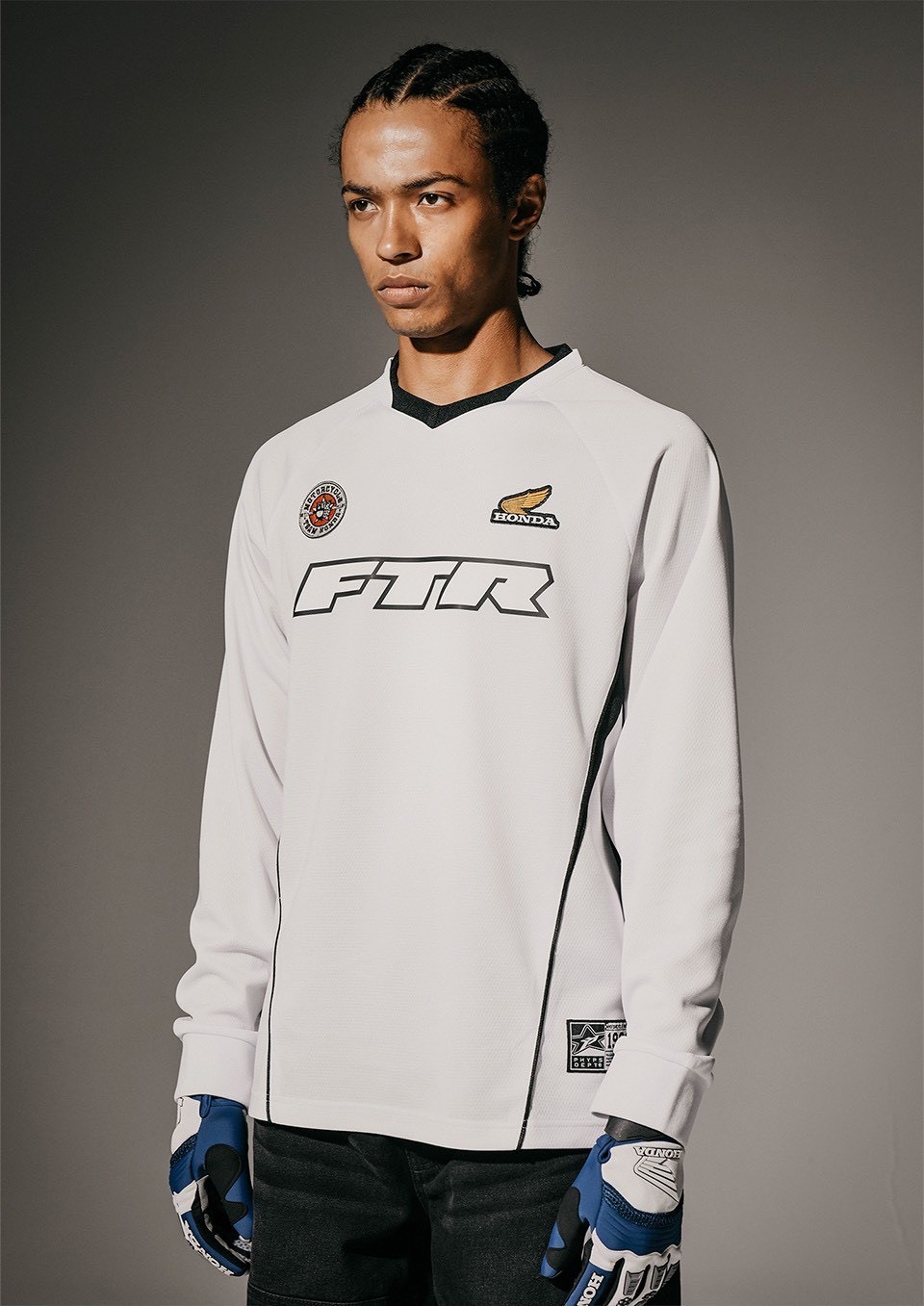 【預購】PHYPS x HONDA 摩托車 拚色長袖球衣 3色 HFF1LS307A