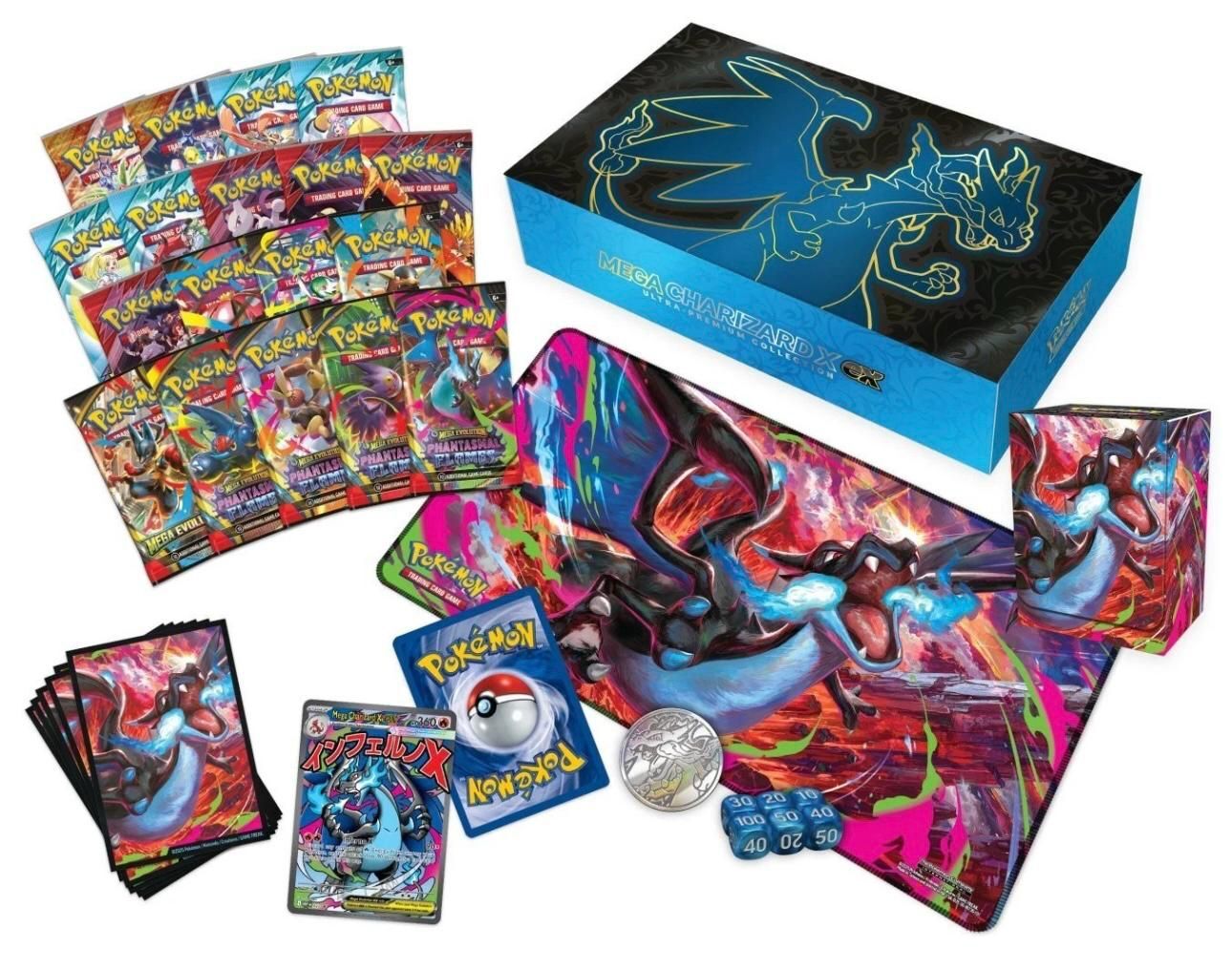 [預訂] Mega Charizard X ex Ultra-Premium Collection 超級噴火龍X ex UPC豪華禮盒