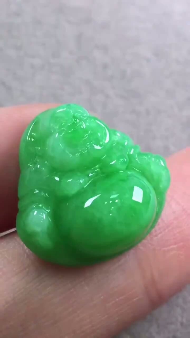 翡翠佛公,天然翡翠A玉, 緬甸玉, Jade, Jadeite