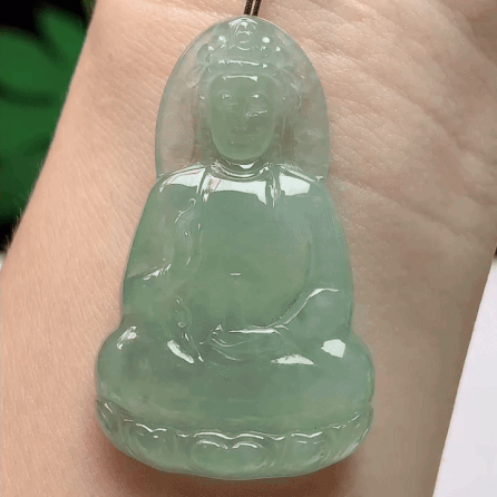 924341 翡翠晴底素衣觀音