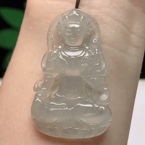 924344 翡翠冰種度母