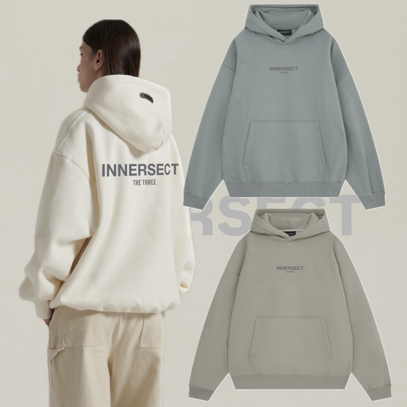 陳冠希 Clot INNERSECT 三生萬物 FOG ESSENTIAL 基本logo 連帽上衣 帽TEE 帽踢 INN25FWTHD621