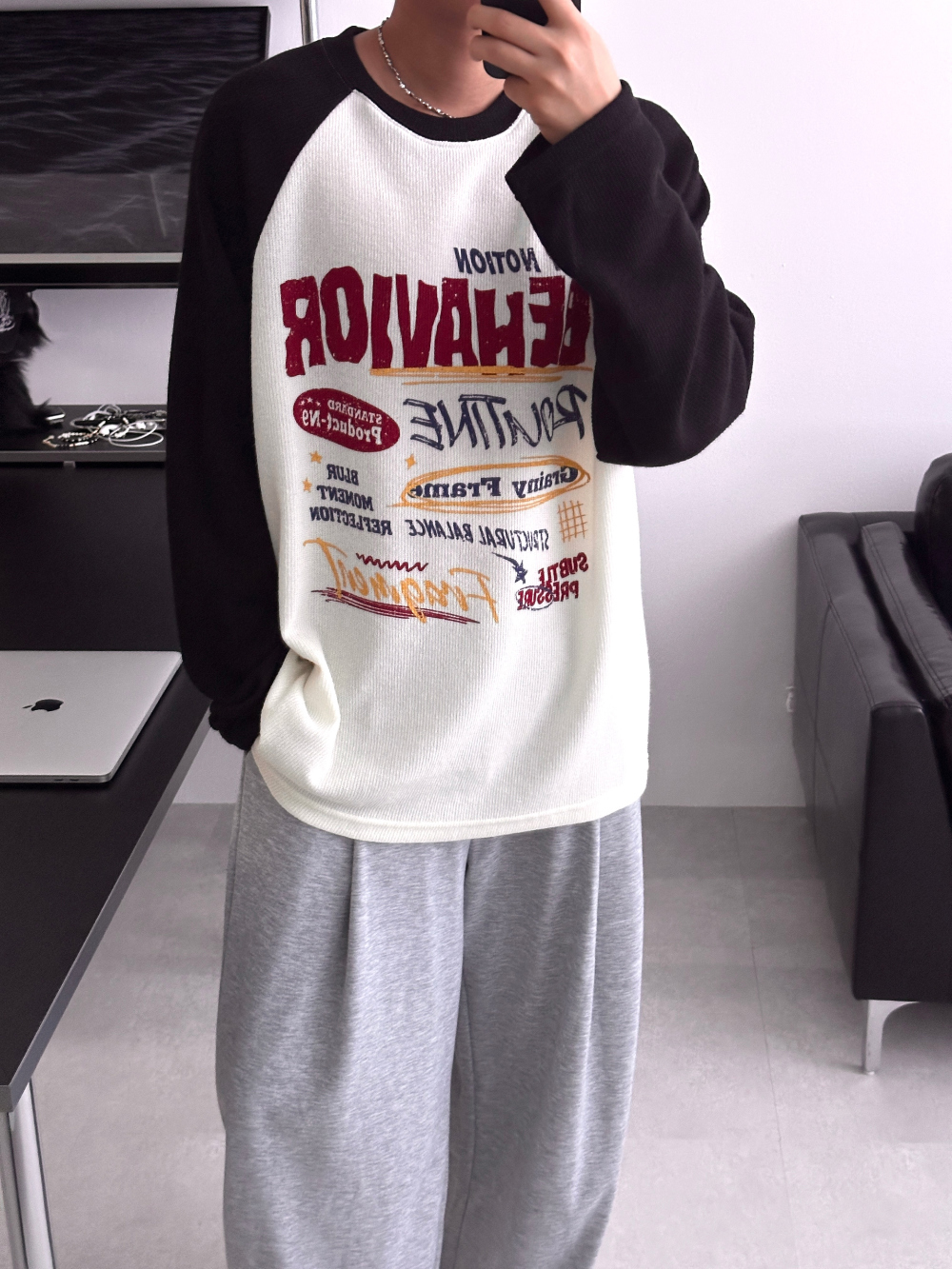 Veticaler 插肩袖針織T恤