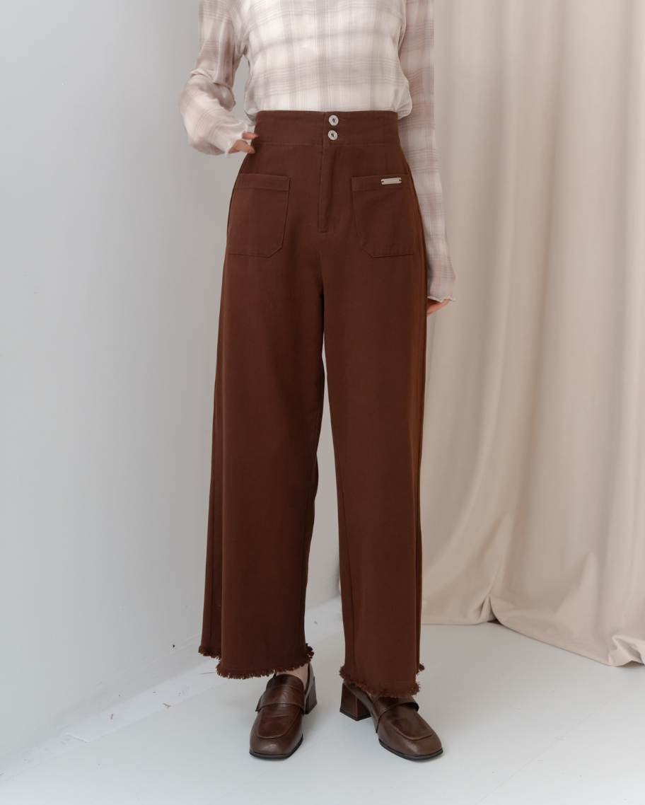 率性洗鬚雙釦水洗長褲