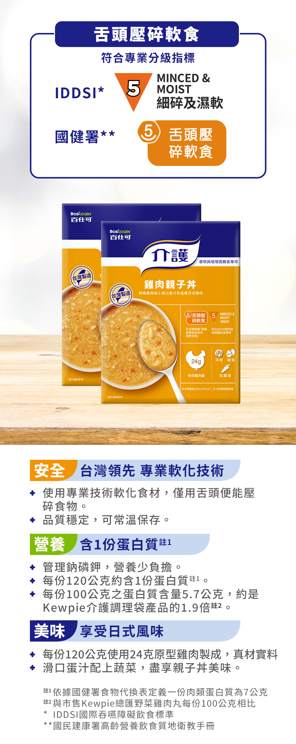 百仕可-介護雞肉親子丼