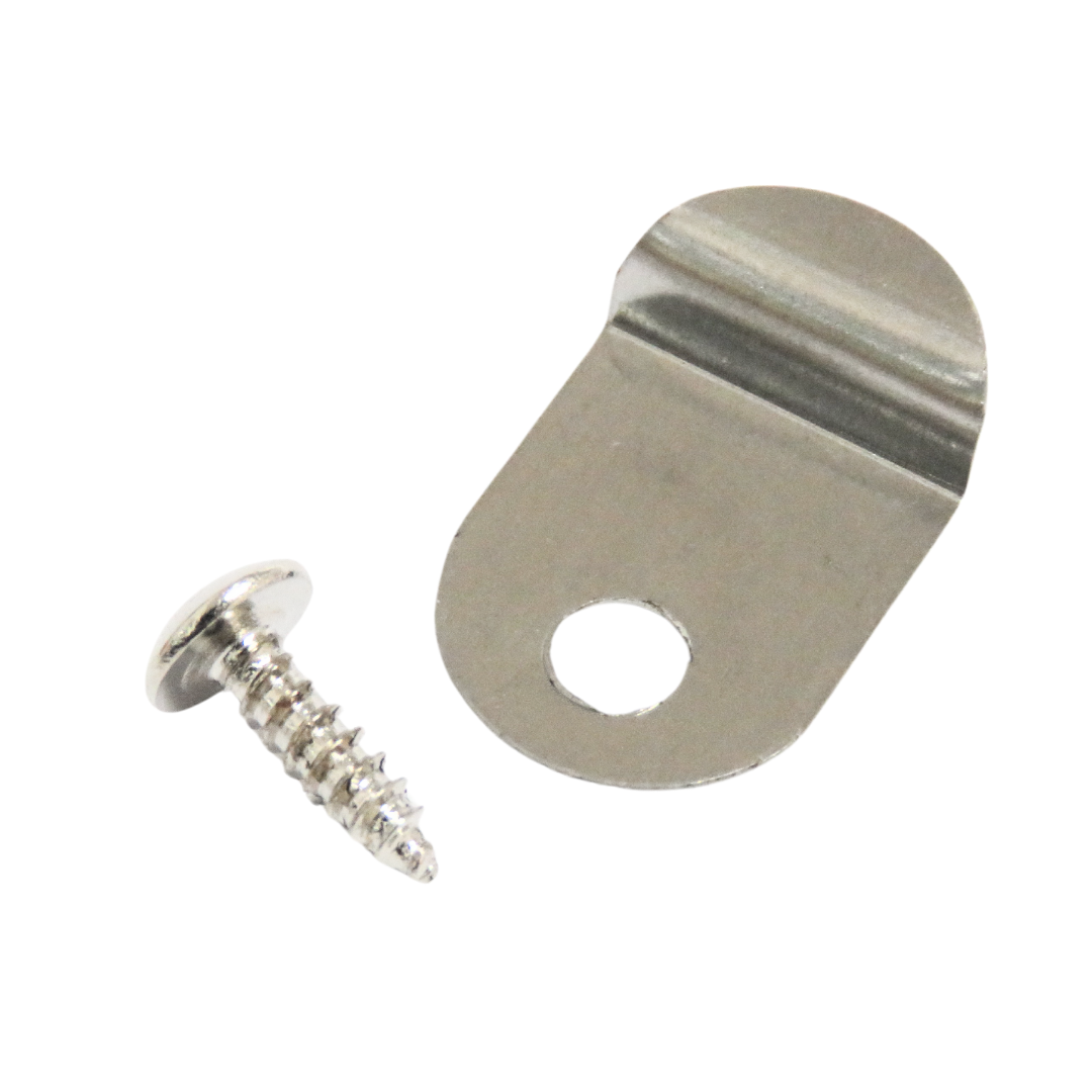 【五金小姐】台灣製 不鏽鋼玻璃扣 4mm [ 10個 ]