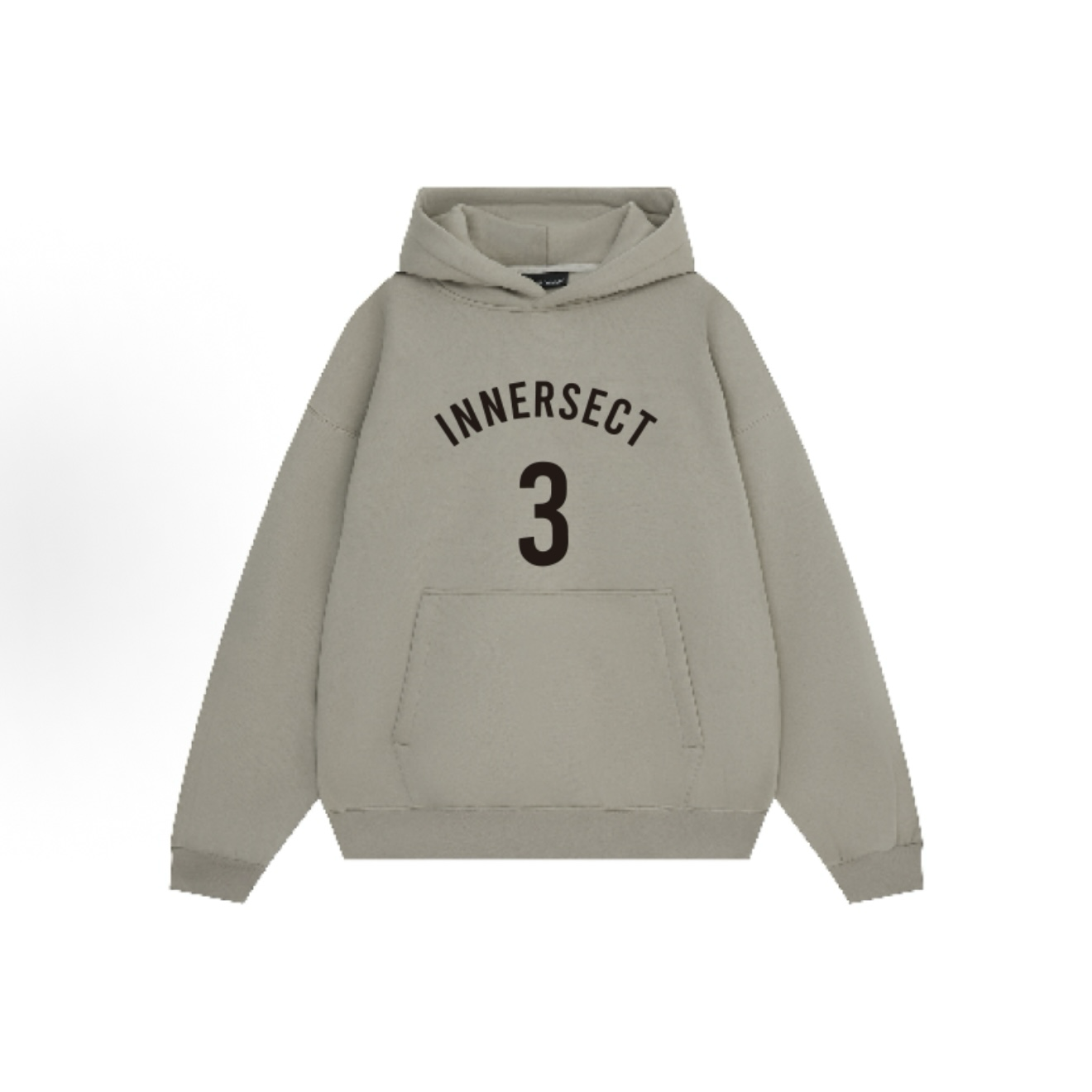 陳冠希 Clot INNERSECT 三生萬物 FOG ESSENTIAL 胸口拱型logo 數字3 連帽上衣 帽TEE 帽踢 INN25FWTHD622