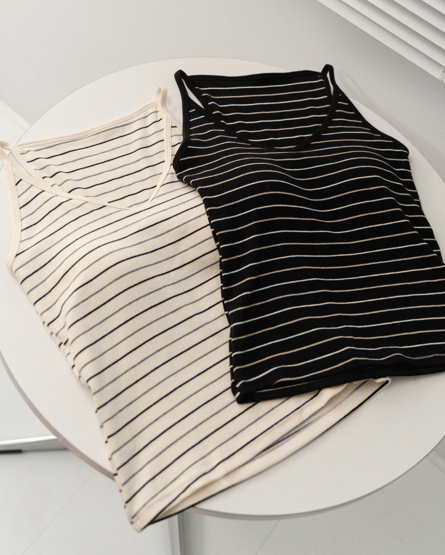 精品舒適棉簡約條紋小可愛