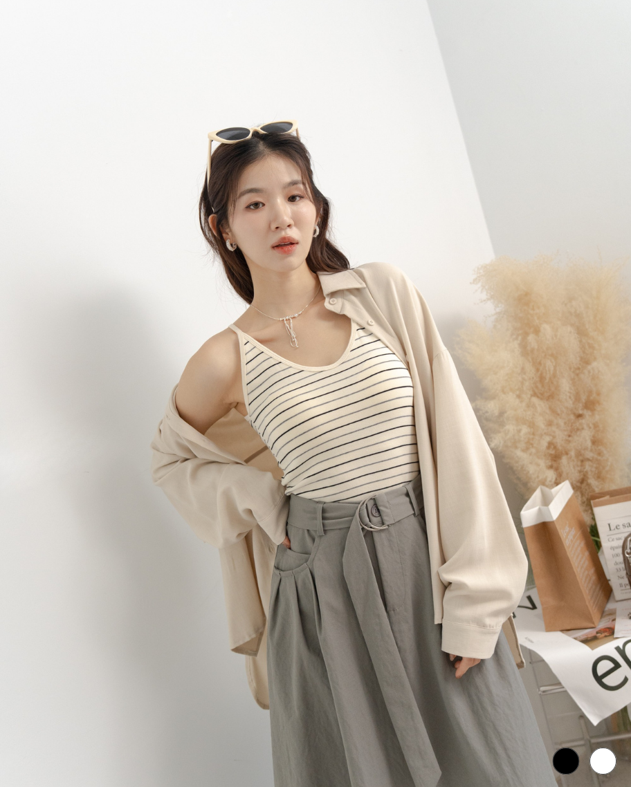 精品舒適棉簡約條紋小可愛