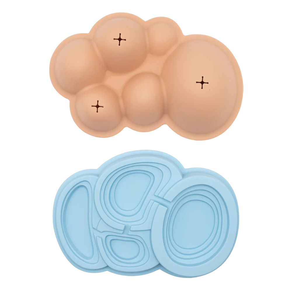 矽膠山谷地貌模型2入組-夢幻粉彩