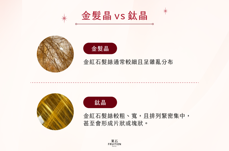 金髮晶 vs 鈦晶